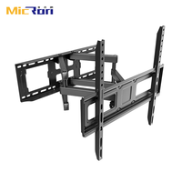 Soporte de Pared Universal para TV LCD de 32-65 Pulgadas, con Capacidad de Carga de 45 kg, Movimiento Completo, Extensión de Largo Alcance, Inclinación y Giro, VESA 400 400, Articulado de Acero