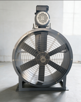 Ventilateur axial T40 antidéflagrant à entraînement par courroie, ventilateur axial à moteur externe, ventilateur d'extraction de fumée haute température pour cabine de pulvérisation chimique