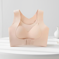 Soutien-gorge de sport en gros pour femmes, confortable, sans coutures, pour le yoga et le fitness, gilet push-up invisible, bralette triangle, soutien-gorge sculptant le corps