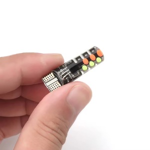 Ampoule LED RGB T10 pour intérieur de voiture, télécommande, éclairage large W5W, ampoule de remplacement pratique pour voiture - Product Image 1