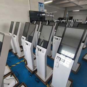 21.5 pouces écran tactile 10 Points capacitif Smart OEM kiosques libre-service support au sol Machine commande kiosque de paiement - Product Image 4