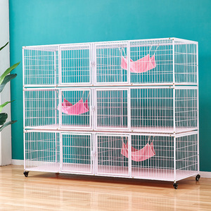 Miễn phí kết hợp có thể tháo rời có thể gập lại ba lớp thân thiện với môi mèo nhà hai lớp nút thép mạ kẽm giống nhỏ rắn - Product Image 3