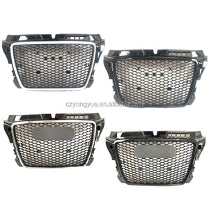 Griglia Frontale RS3 Sostitutiva, Griglia a Nido d'Ape <span class=keywords><strong>A3</strong></span> RS3 Nero Lucido Cromato per <span class=keywords><strong>Audi</strong></span> <span class=keywords><strong>A3</strong></span> 8P 2008-<span class=keywords><strong>2012</strong></span> - Product Image 1