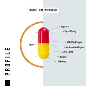 Cápsulas de Cúrcuma y Curcumina Recién Llegadas para la Salud de las Articulaciones, el Cerebro, el Corazón y el Sistema Inmunitario para Adultos, Suplemento de Cúrcuma y Curcumina - Product Image 3