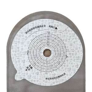 Sac de stomie jetable monobloc Zodelo de haute qualité, fournitures de colostomie certifiées CE, infrarouge lointain - Product Image 4