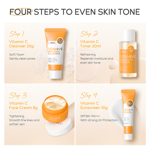 Cuidado Facial Blanqueador Personalizado OEM, <span class=keywords><strong>Vitamina</strong></span> C, Niacinamida, Hialuronato Hidratante, Antiarrugas - Product Image 4