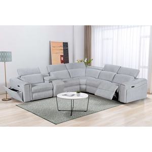 أريكة استرخاء كهربائية عصرية للركن بتصميم حديث لغرفة المعيشة، مجموعة كراسي قابلة للتعديل بالجملة - Product Image 3