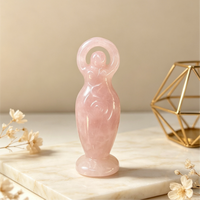 Statue de déesse en cristal naturel mélangé, figurine de la Terre Mère en pierre polie pour la guérison par le Reiki et la décoration spirituelle de la maison