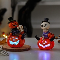 Nouvelles décorations d'Halloween : squelette et citrouille, accessoires de fête, cadeaux, décorations pour la maternelle, cadeaux photo