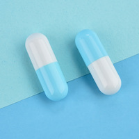 Flacons en plastique PP 1g pour poudres lyophilisées, mini-bouteilles à capsules, bouchons sérigraphiés, contenants d'emballage de qualité alimentaire
