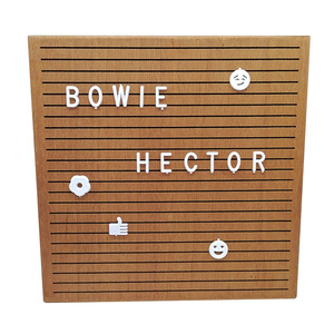 Panneau de lettres en bois saphir, de forme carrée, fait à la main, pour décoration de la maison, 7 pièces - Product Image 1
