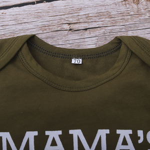 Ensemble de vêtements motif lettres de camouflage, pour enfants, bébés garçons, en coton, pour <span class=keywords><strong>6</strong></span> <span class=keywords><strong>mois</strong></span>, 3 pièces, été - Product Image 5