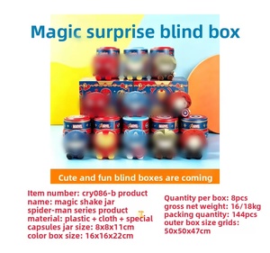 Caja Sorpresa Mágica con Juguetes Antiestrés en Lata, Colección Aleatoria de Squishies para Aliviar <span class=keywords><strong>el</strong></span> Estrés - Product Image 3