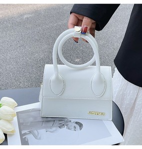 Borsa da Donna alla Moda, Tracolla Singola Bianca, Borsa a Tracolla Elegante per Ufficio, Economica e Piccola, Borsa per Shopping in PU, Vendita Calda - Product Image 3