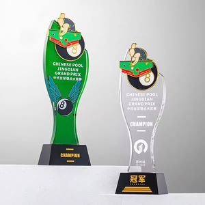 कस्टम खेल प्रतियोगिताओं क्रिस्टल ट्रॉफी पुरस्कार स्वर्ण धातु बैडमिंटन तैराकी साइकिल चलाने वाली बास्केटबॉल टेनिस ट्रॉफी पुरस्कार - Product Image 3