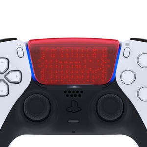 EXtremeRate Custom Clear <b>Red</b> Part Touch Pad Replacement Touchpad for <b>Ps5</b> <b>Controller</b> BDM-010/020/030/040/050 - Product Image 3