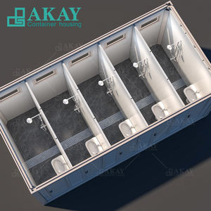 Livraison rapide WC extérieur durable <span class=keywords><strong>prix</strong></span> usine conteneur petite maison prête à expédier toilette portable - Product Image 3