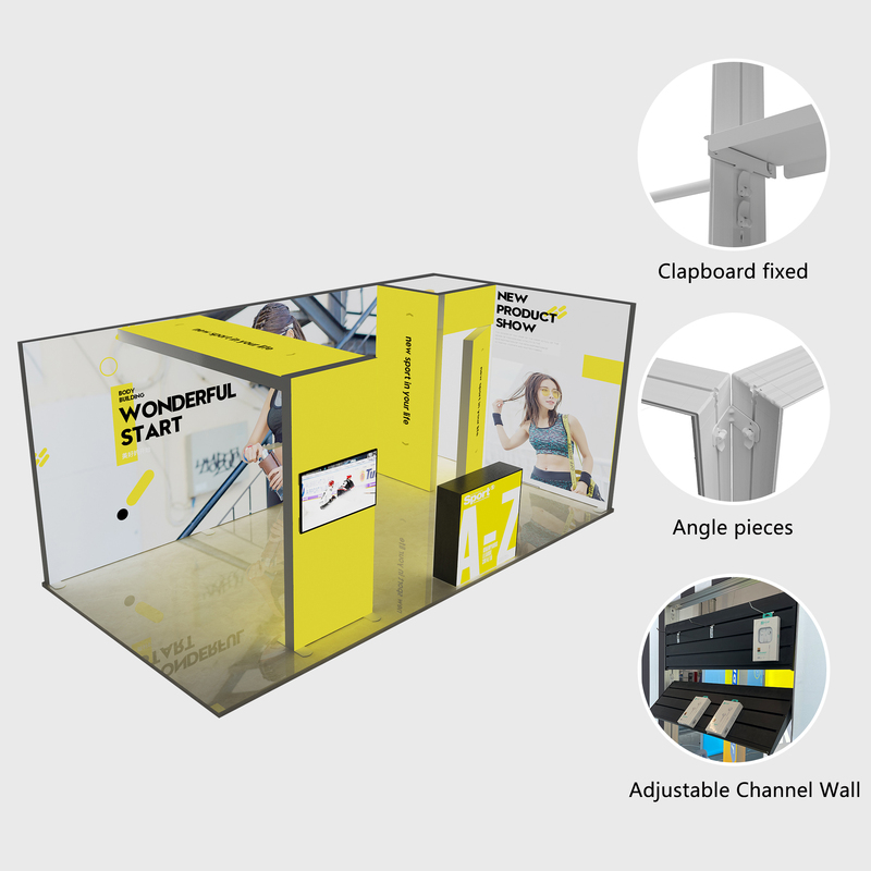 Twist Tower Modular Exhibition Booth Display
