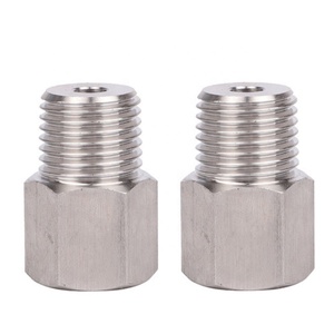 Adaptador de Acero Inoxidable 304 de Fábrica, Piezas Mecanizadas por Torno CNC No Estándar, Conector de Rosca Macho-Hembra - Product Image 2