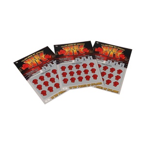 Cartes-cadeaux de loterie de haute qualité, fabricants de billets de loterie, impression de cartes à gratter, impression de billets-cadeaux, billets de loterie - Product Image 5