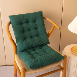 Nordique chaud chaud velours côtelé couleur unie coussin dos quatre saisons canapé salon salle à manger <span class=keywords><strong>chaise</strong></span> <span class=keywords><strong>chaise</strong></span> de bureau coussin - Product Image 3