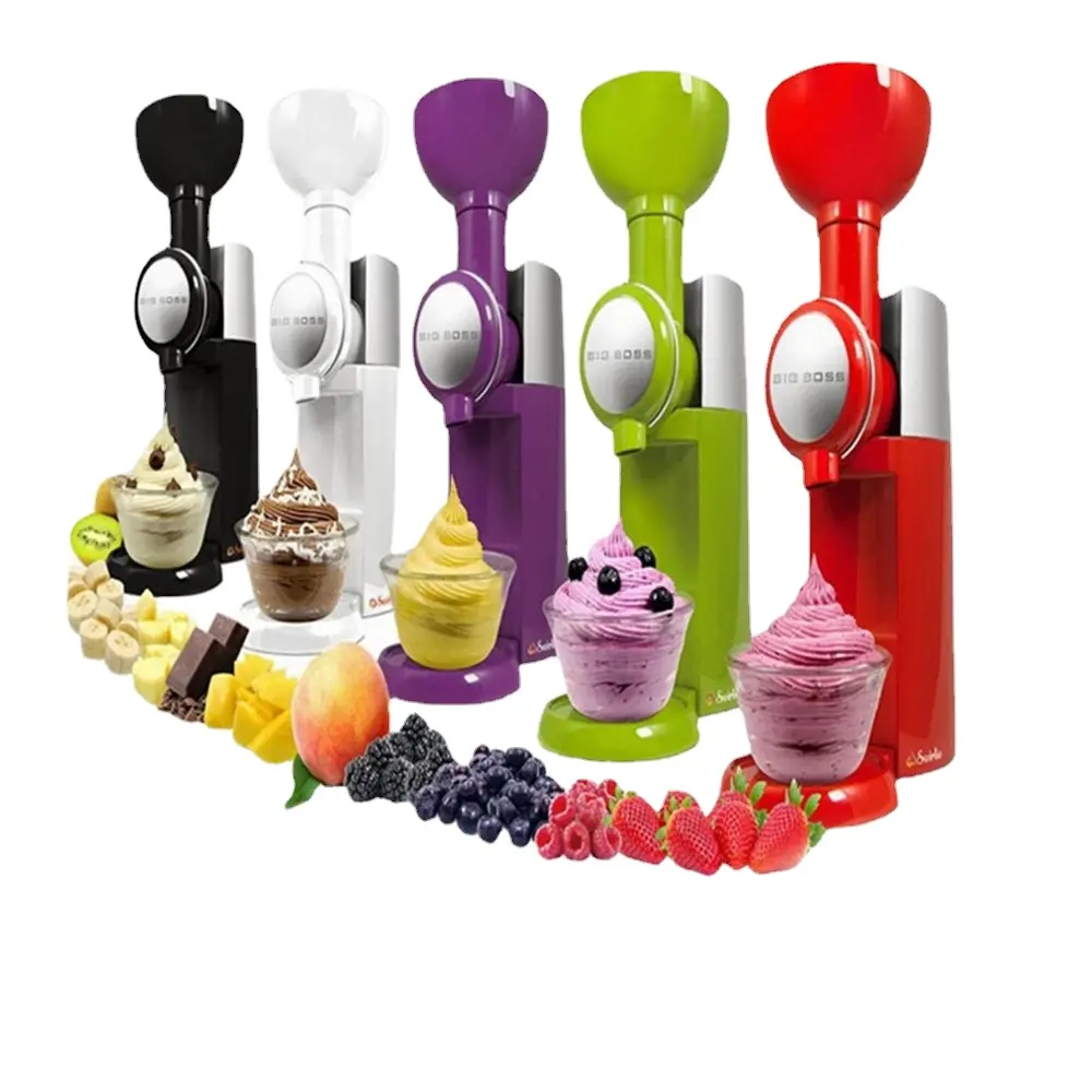 Hochwertige automatische Gefrierfrucht-Dessert maschine Obstmilchshake-Maschine EU/AU/UK/US-Eismaschine