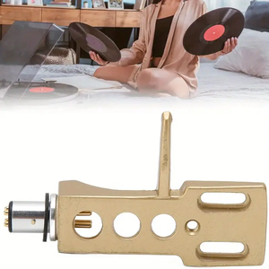 Coque de tête de cartouche dorée sur mesure pour lecteur de disques vinyles LP, gramophone, pièces en aluminium - Product Image 3