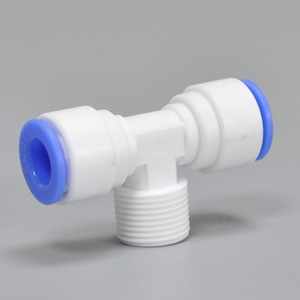 Conector en T de 3/4 con rosca externa para purificador de agua, accesorio de tubería tipo T 7066 para sistema de filtración - Product Image 3