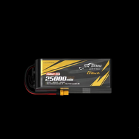 Batterie Lipo Tattu haute densité énergétique semi-solide 330Wh/kg 25000mAh 10C 22.2V 6S1P avec connecteur XT90S-F pour drones UAV
