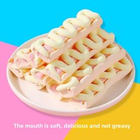 Barres de guimauve pour enfants Golden Rice, saveur menthe douce, en forme de hot-dog, enrobées, 33g*12 pièces*8 boîtes, collations décontractées en boîte