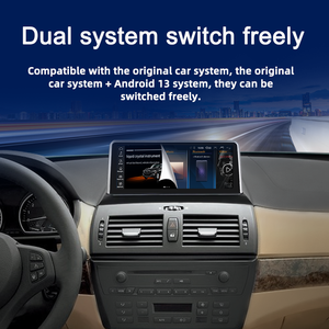 شاشة سيارة أندرويد 14 مقاس 10.25 بوصة بثماني نواة وذاكرة 128 جيجابايت لسيارات BMW X3 E83 2003-2011 مع كاربلاي ونظام تحديد المواقع وشاشة لمس مدمجة - Product Image 5