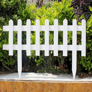 DD1866 Staccionata <span class=keywords><strong>in</strong></span> <span class=keywords><strong>Legno</strong></span> Bianca per Bordo Giardino Bordura Decorativa per Prato Aiuole Pannelli per Sentieri Paesaggistici Recinzione per Piante - Product Image 1