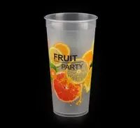 Disposable plastic shaker cup for wholesale