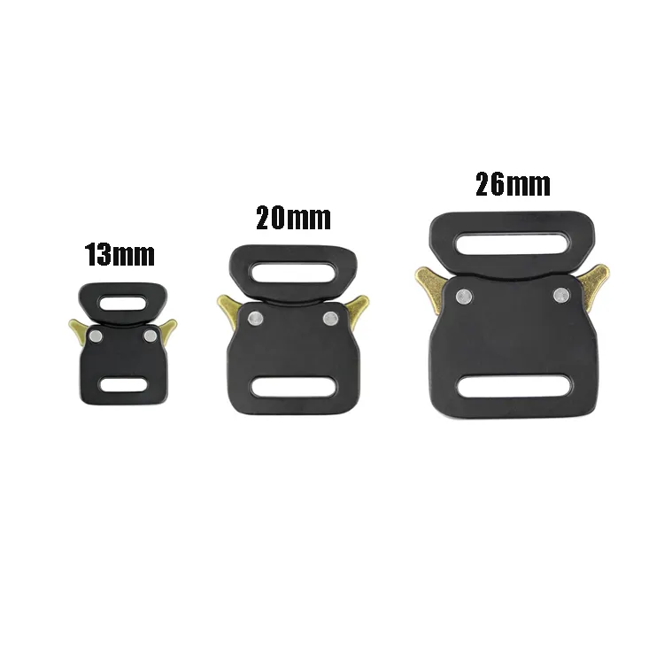 Mini cobra toka 13mm/20mm/26mm metal toka çanta için küçük metal toka için evcil hayvan tasmaları köpek tasması metal toka gümüş