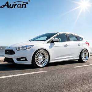 Jante en alliage d'aluminium Auron 5.5x17 polie, multi-rayons, monobloc moulé pour la mise à niveau des voitures particulières Ford Toyota - Product Image 2