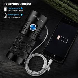 Linterna Táctica <span class=keywords><strong>Sofirn</strong></span> SP36 Pro de 8000lm, Multifunción, Recargable por USB, con 3 Baterías <span class=keywords><strong>18650</strong></span> y Interfaz de Usuario Anduril 2.0 - Product Image 1