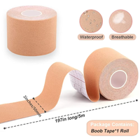 Cinta de kinesiología de 5 m para alivio del dolor muscular, impermeable, para recuperación deportiva, cinta atlética para tenis, rodilla, dedo, muñeca