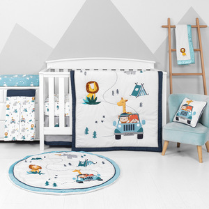 Baby <strong>Bumper</strong> <strong>Set</strong> 100%cotton European Luxury Soft Baby <strong>Cot</strong> Crib Bedding <strong>Sets</strong> with <strong>Bumper</strong> - Product Image 1