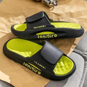 รองเท้าแตะคุณภาพสูง รองเท้าใส่ได้ทั้งนอกบ้านและในบ้าน พื้นนุ่ม กันลื่น สำหรับผู้ชายและผู้หญิง รองเท้าแตะแบบสวม รองเท้าแตะพีวีซี รองเท้าแตะแบบปรับแต่งได้ - Product Image 6