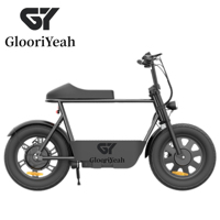 Trottinette électrique adulte GYebike GY1601, cadre en aluminium sport, siège, rangement, moteur sans balais au lithium 36V 350W, fourche à suspension