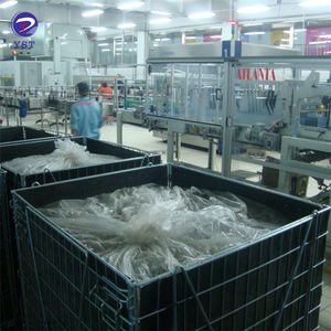 Grande boîte en métal pliable avec inserts en plastique sur les côtés pour stocker les préformes d'animaux domestiques - Product Image 6