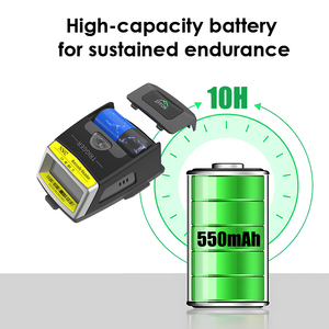 New Bluetooth công nghiệp máy quét mã vạch wearble cho Amazon FBA/ DHL kho IP65 không thấm nước & 10HR pin" - Product Image 4