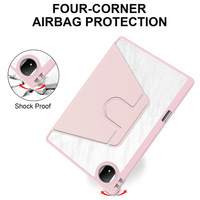 Étui de protection rotatif en cuir PU et acrylique avec support pliable pour tablette Honor Magic Pad 2/GT Pro 12,3 pouces avec porte-crayon