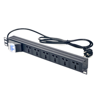 ICE 60898 400V 6000A 6CH 8CH 16CH Unidad de distribución de energía montada en rack Tira de alimentación PDU