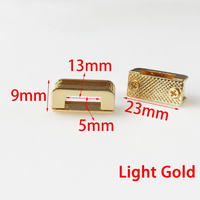Boucle de chaîne pour sacs à main en alliage de zinc, vis de pont en arche, accessoires de quincaillerie de bagagerie de haute qualité, durables et tendance, 13 mm