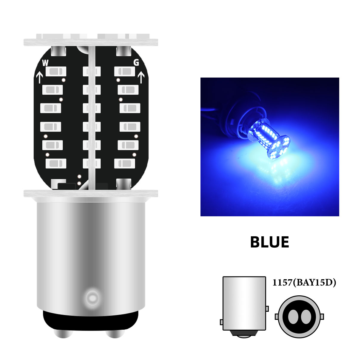 Flash bleu