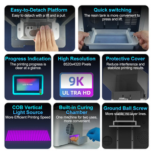 9K độ chính xác cao nha khoa <span class=keywords><strong>3D</strong></span> máy in kỹ thuật số nha khoa Máy tính để bàn điều kiện mới Temp vương miện sửa chữa mô hình máy in <span class=keywords><strong>3D</strong></span> nhỏ - Product Image 6