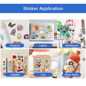 Hojas de Pegatinas de Vinilo Brillante Removibles e Impermeables, Personalizadas, con Corte de Contorno, para Manualidades y Marcos de Fotos - Product Image 5