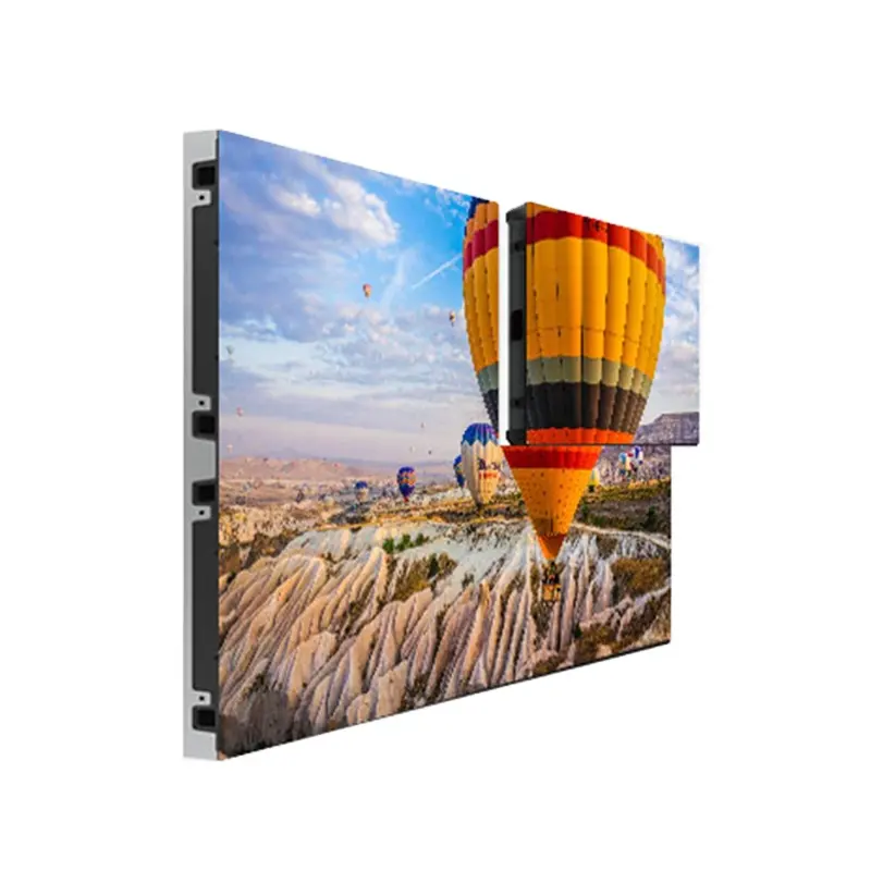 Reproductor de publicidad de pared con pantalla LED dividida inteligente, personalizado, Videl