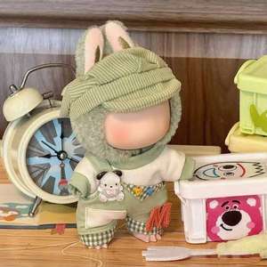 Lindo juguete de dibujos animados de segunda generación de 17cm personalizable <span class=keywords><strong>abrigo</strong></span> de bebé reemplazable plástico <span class=keywords><strong>Rab</strong></span> tela vestido de vinilo para muñeca Universal - Product Image 5
